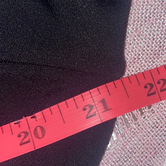 🌸 H&M Black Floral Midi Dress | Tie Neck | 3/4 Sleeves | Sz S 🌸 - Picture 10 of 11